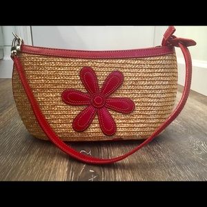 Preston & York Straw Shoulder Purse